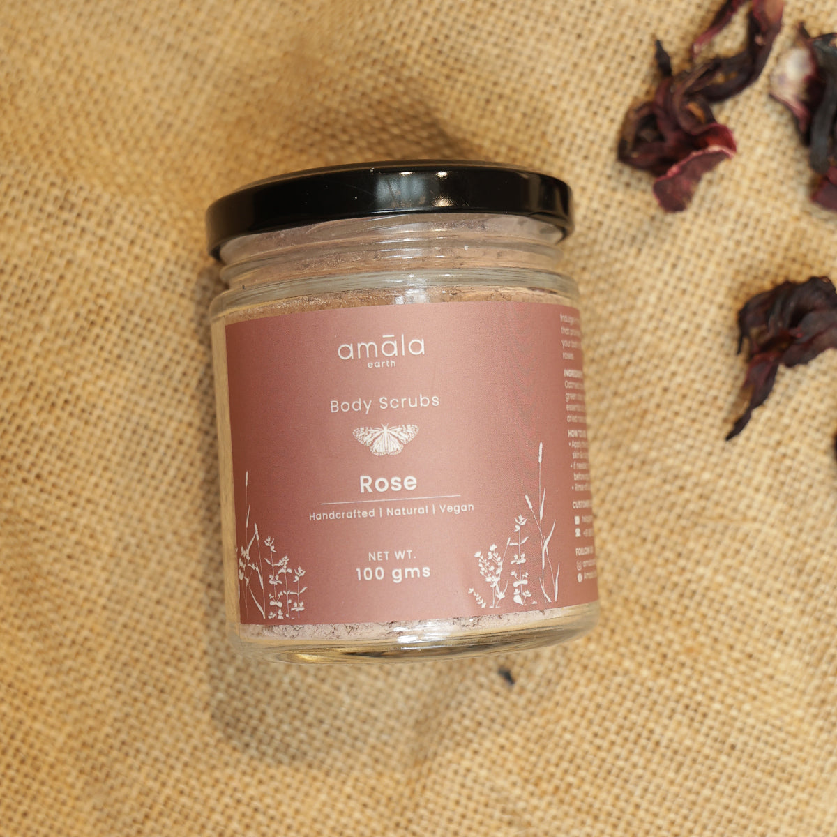 Vegan Body Scrub | Rose | 100 G