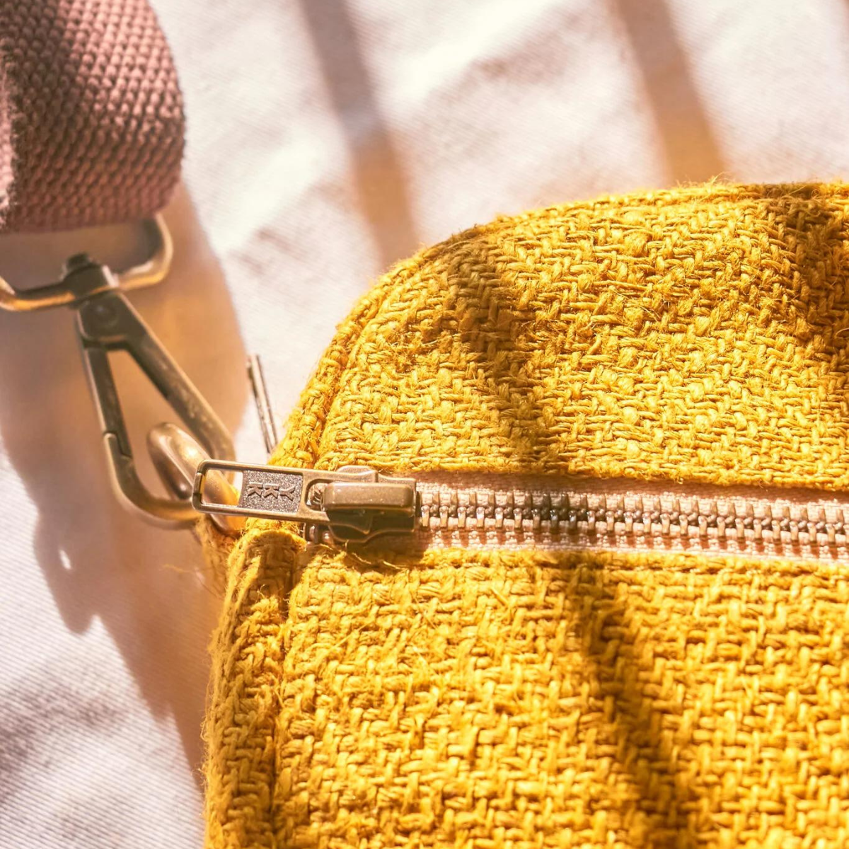 Hemp Sling Bag - Turmeric