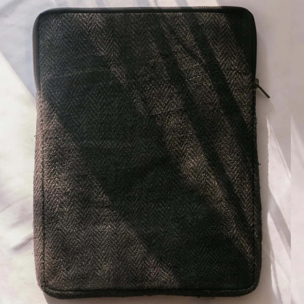 Hemp Laptop Sleeve - Tannin Black