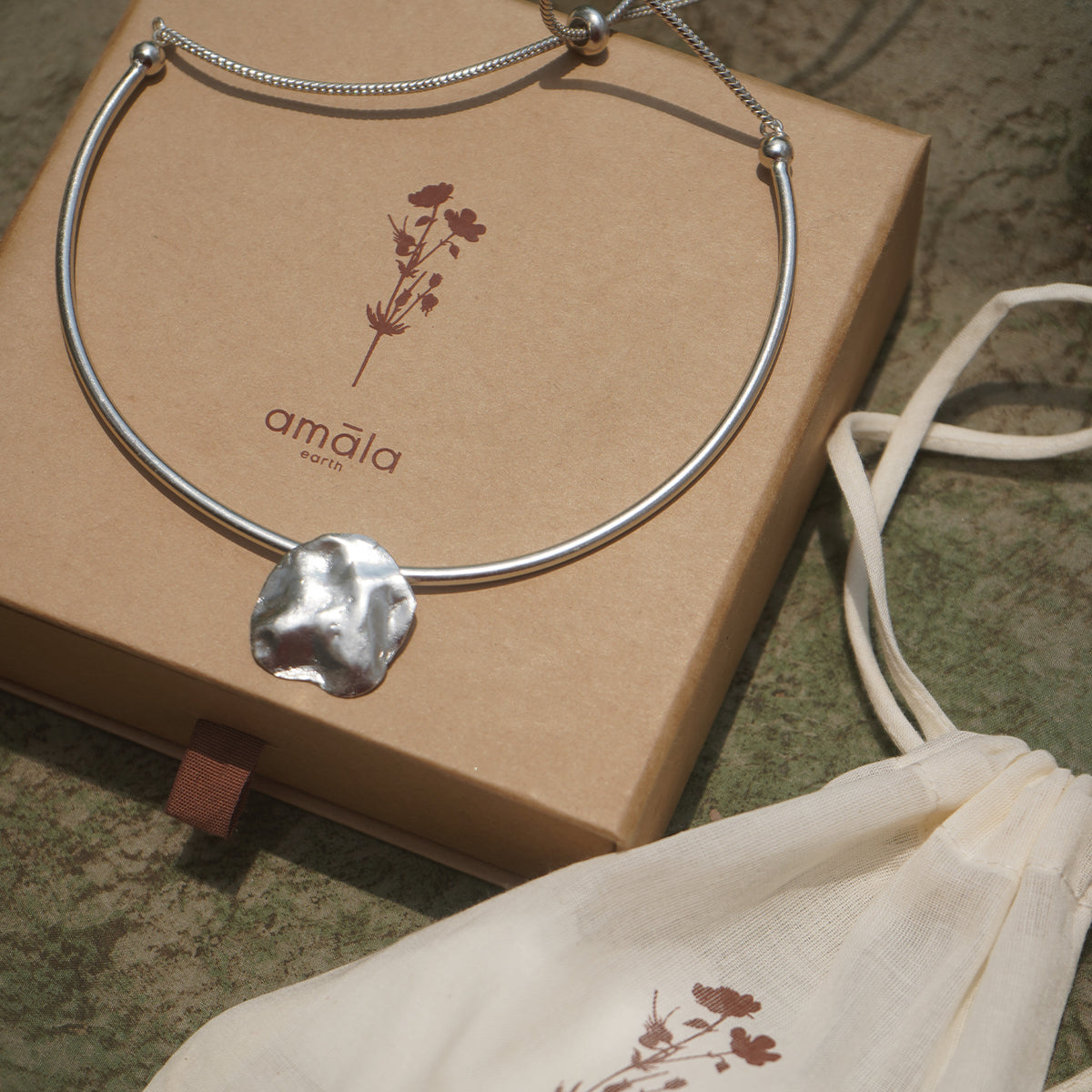 Drops Choker - Silver