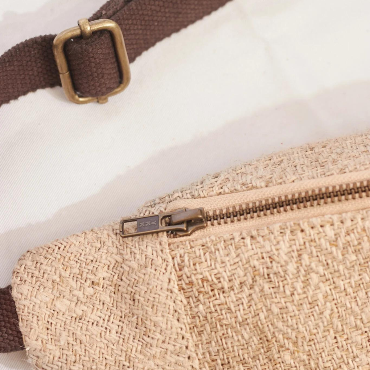 Hemp Waist Bag - Natural