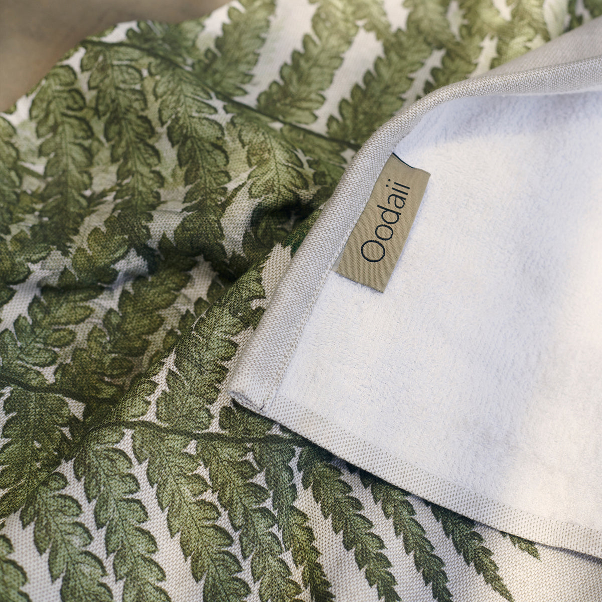 Fern Print | Cotton Bamboo | Hammam Terry | Towel