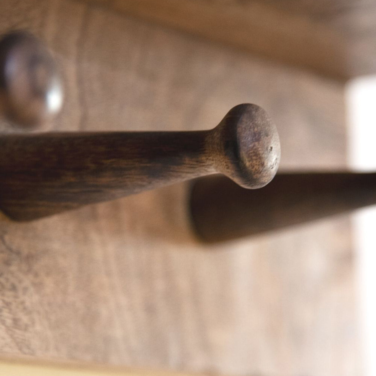 Multi Functional Wood Wall Shelf with Hooks