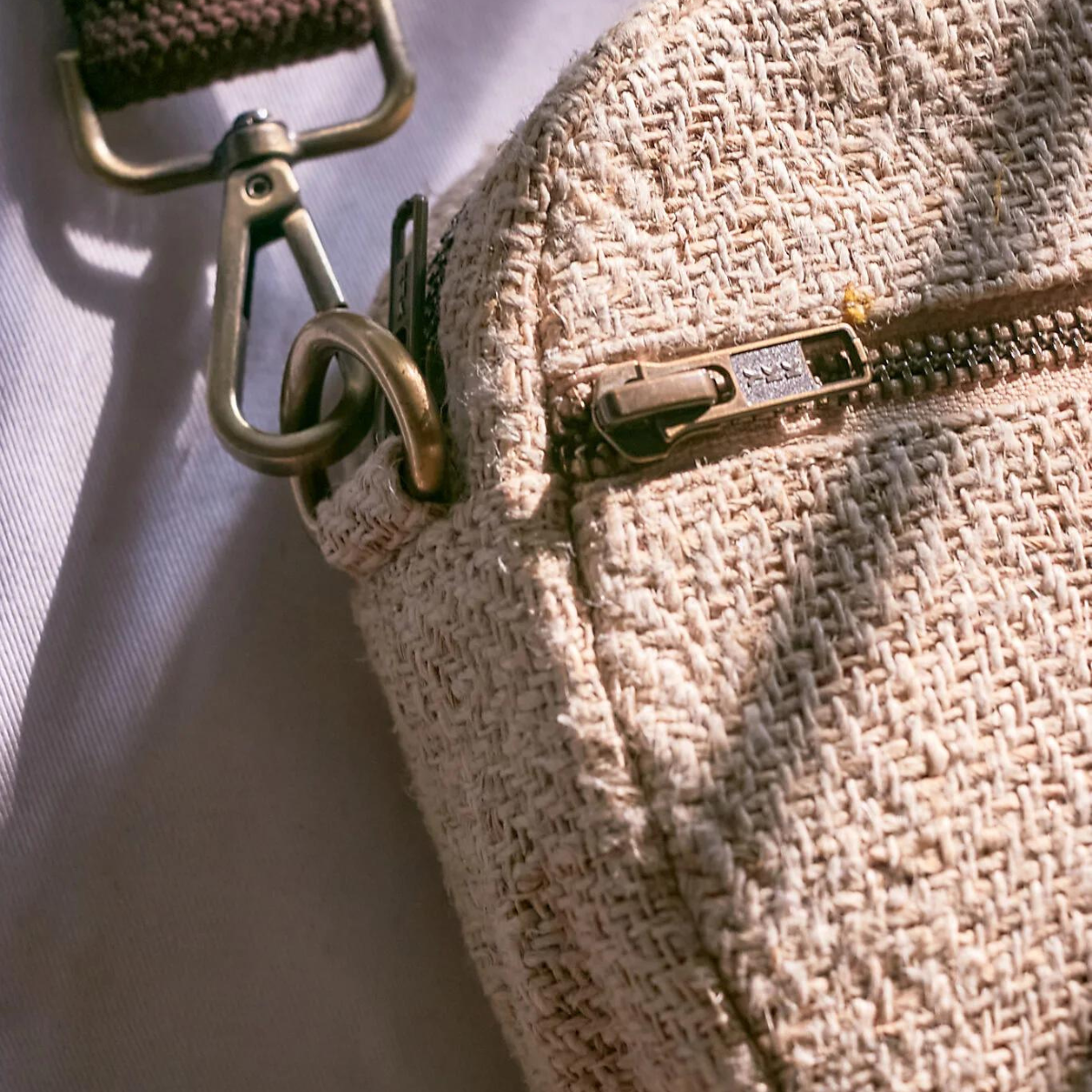 Hemp Sling Bag - Natural