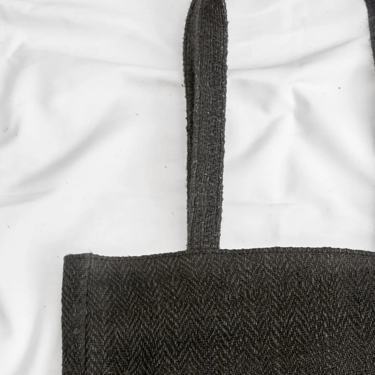 Hemp Tote Bag - Tannin Black