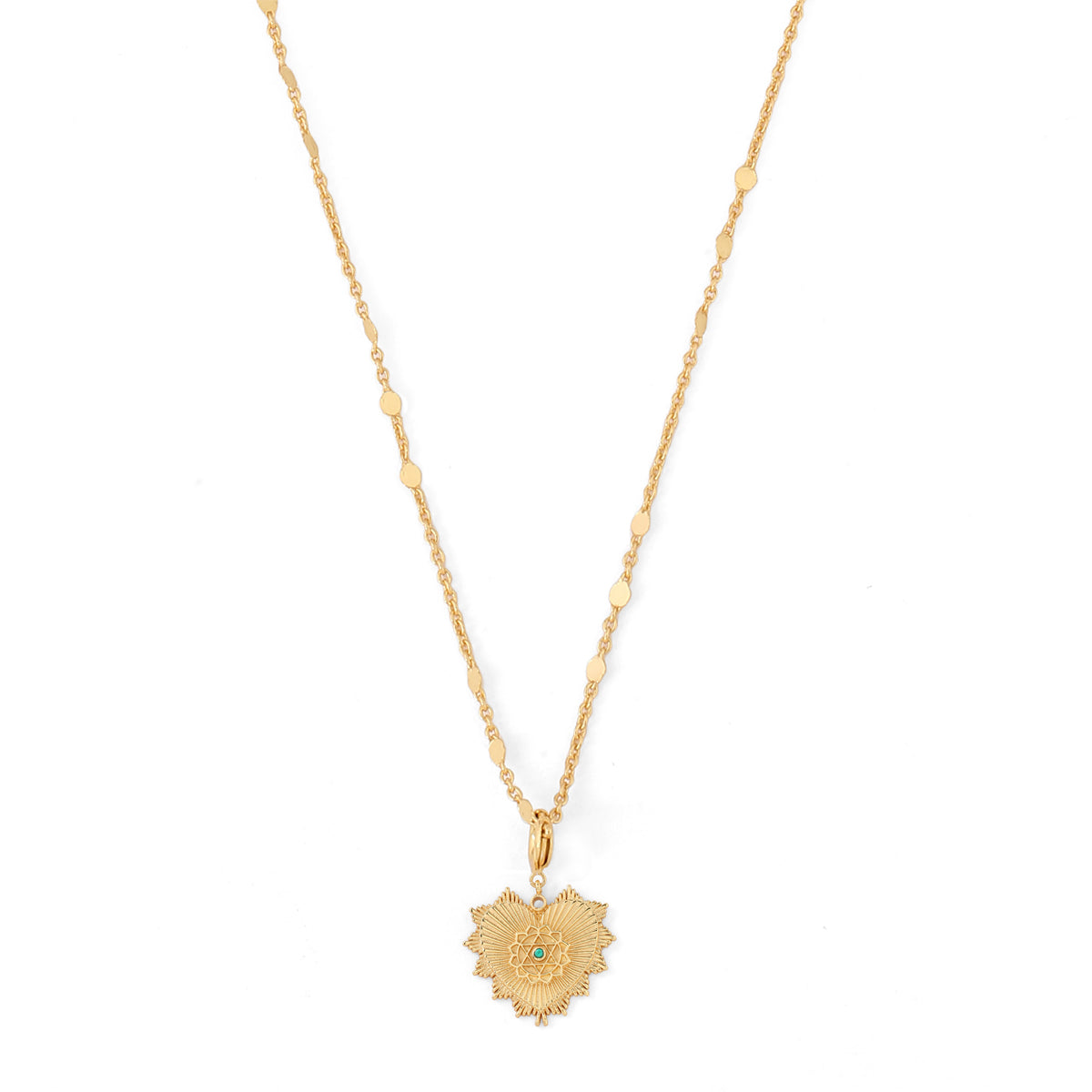 Heart Chakra Charm Necklace
