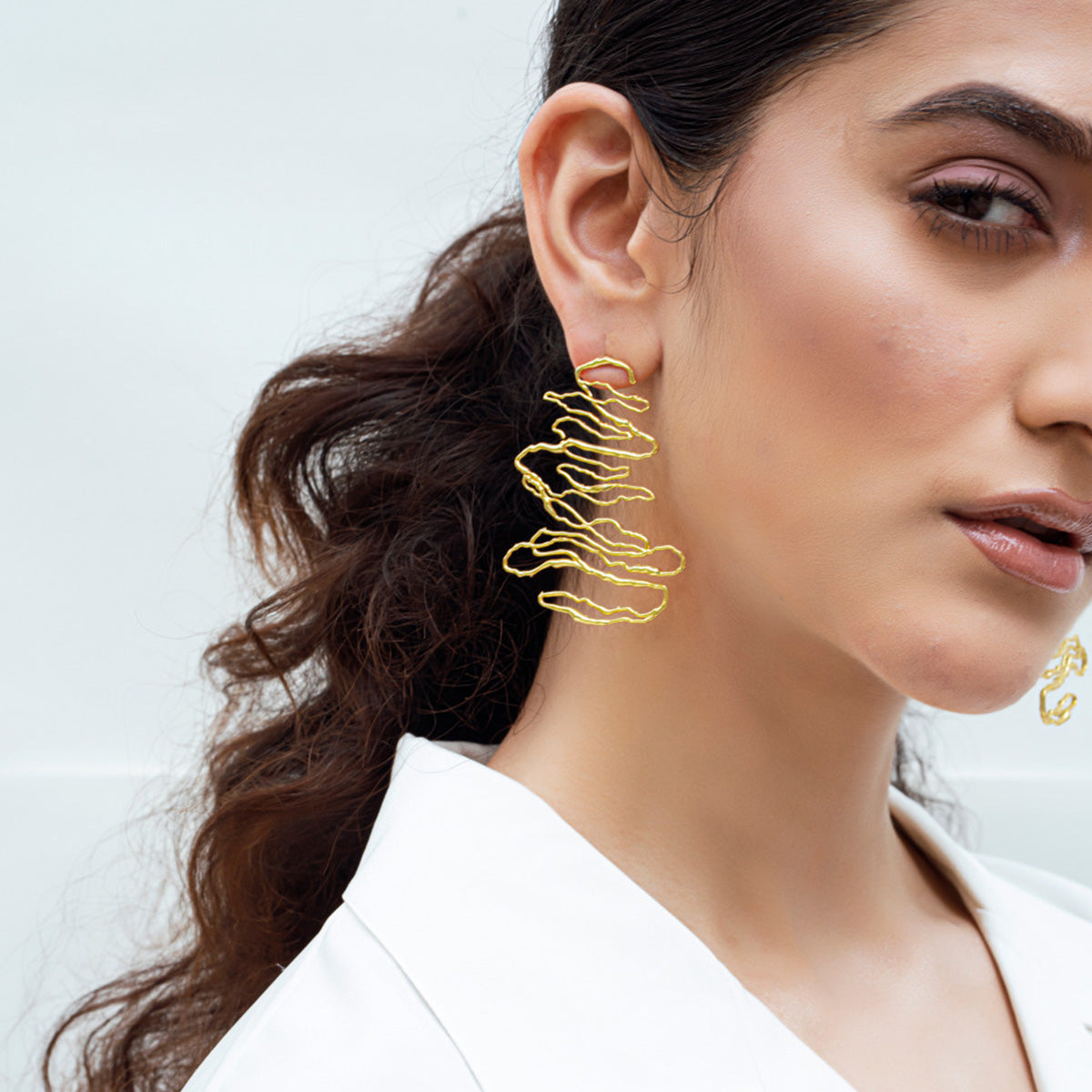 Signata Brass Earrings