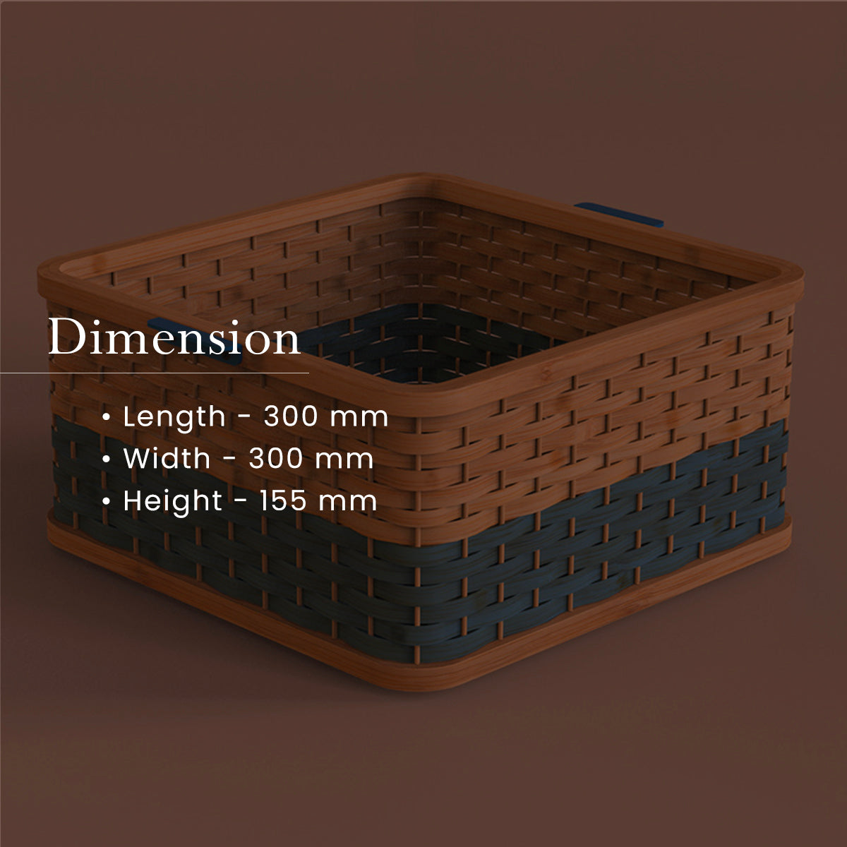 Bamboo Basket | Blue