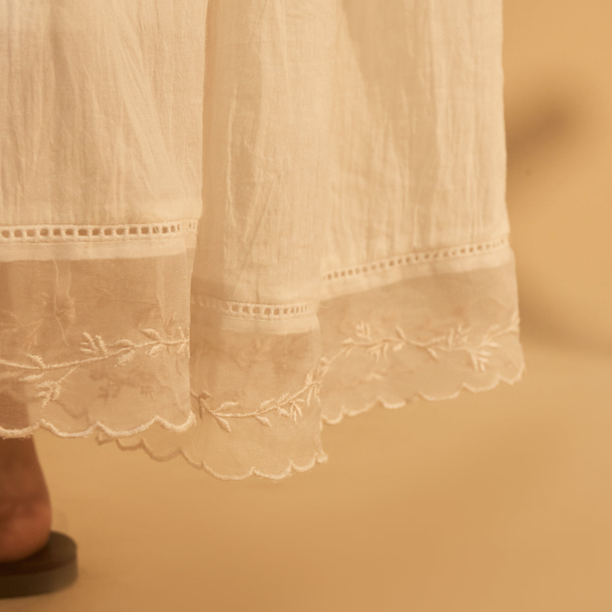 Wildflower Skirt - Ivory