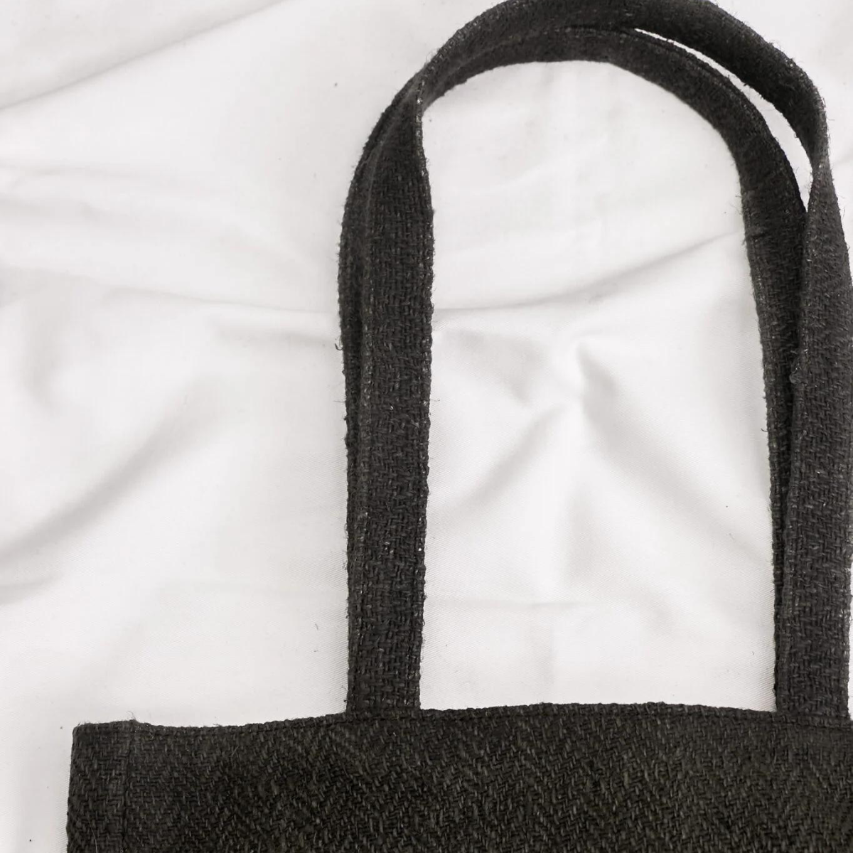 Hemp Tote Bag - Tannin Black