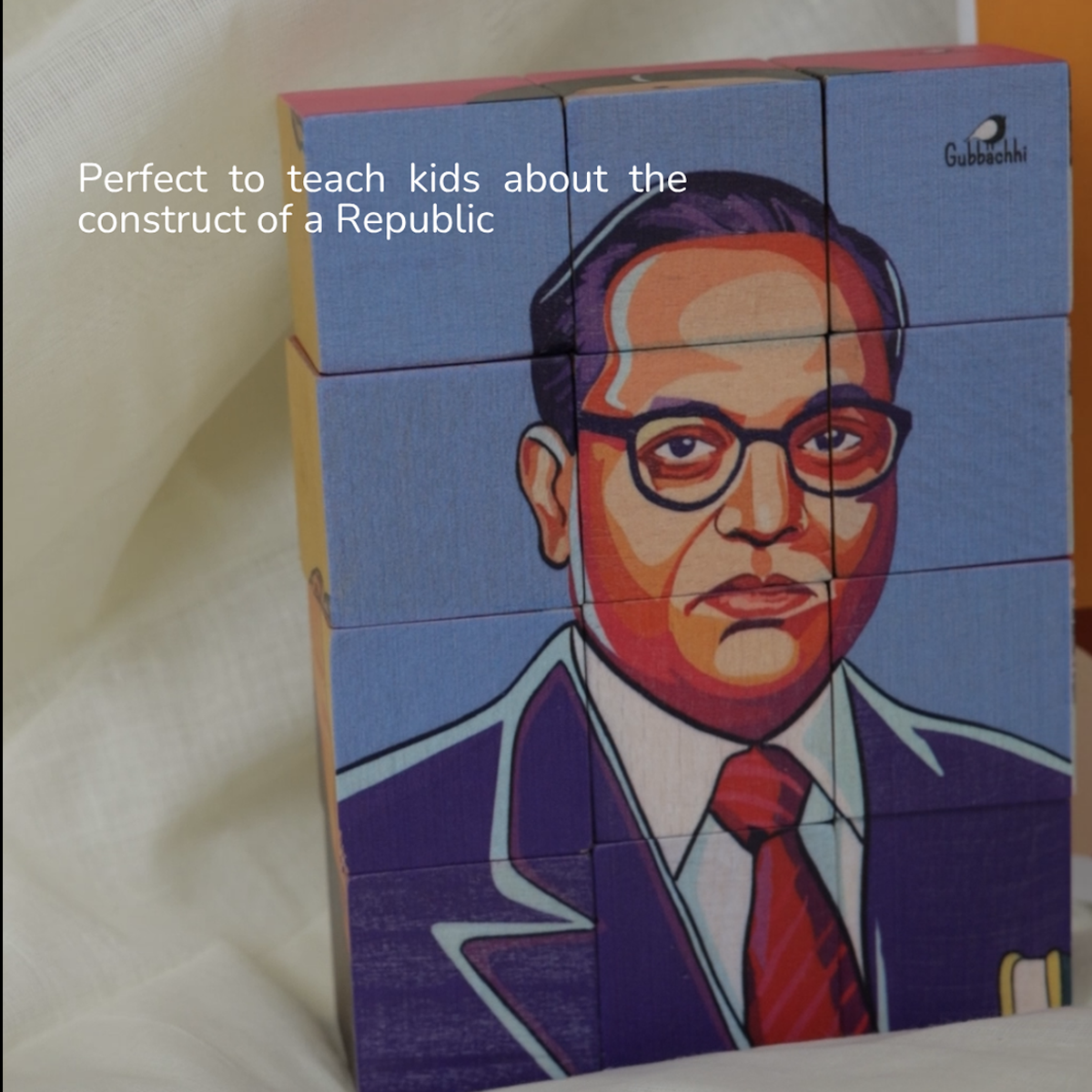 We, The Republic | Wooden 5-in-1 Puzzle Set (12 Blocks)