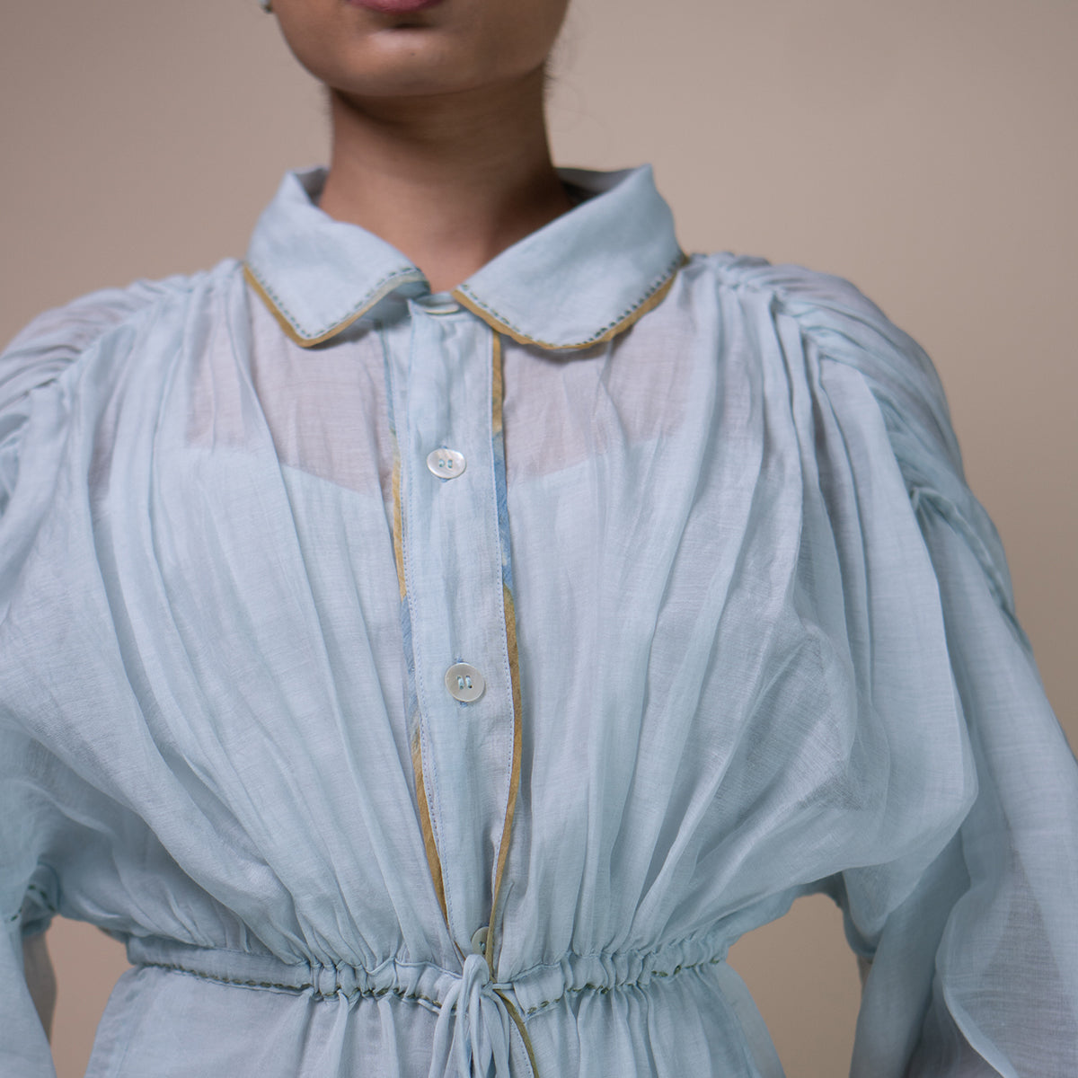 Meadows Chanderi Shirt Dress