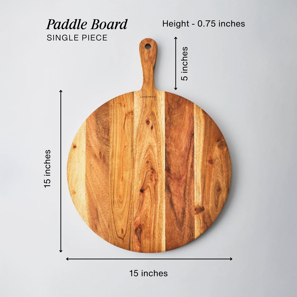 Wooden Pizza Paddle