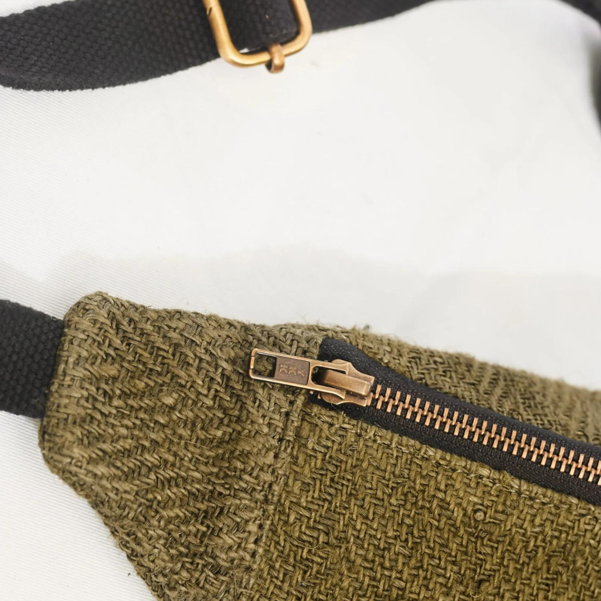 Hemp Waist Bag - Olive