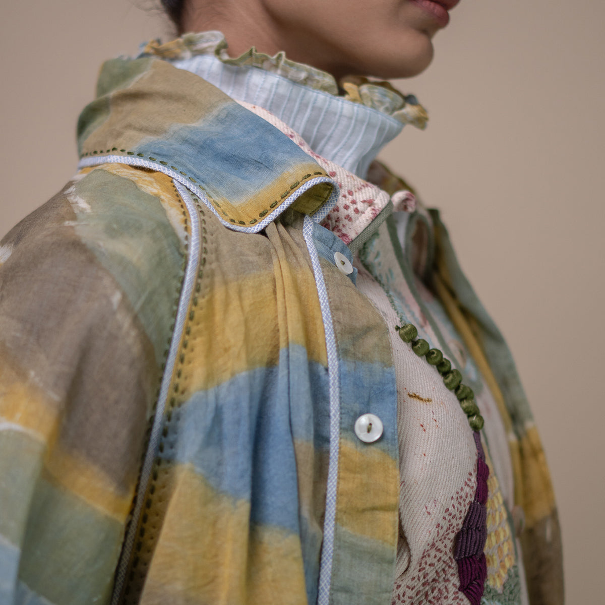 Meadows Unisex Hand Painted Trench