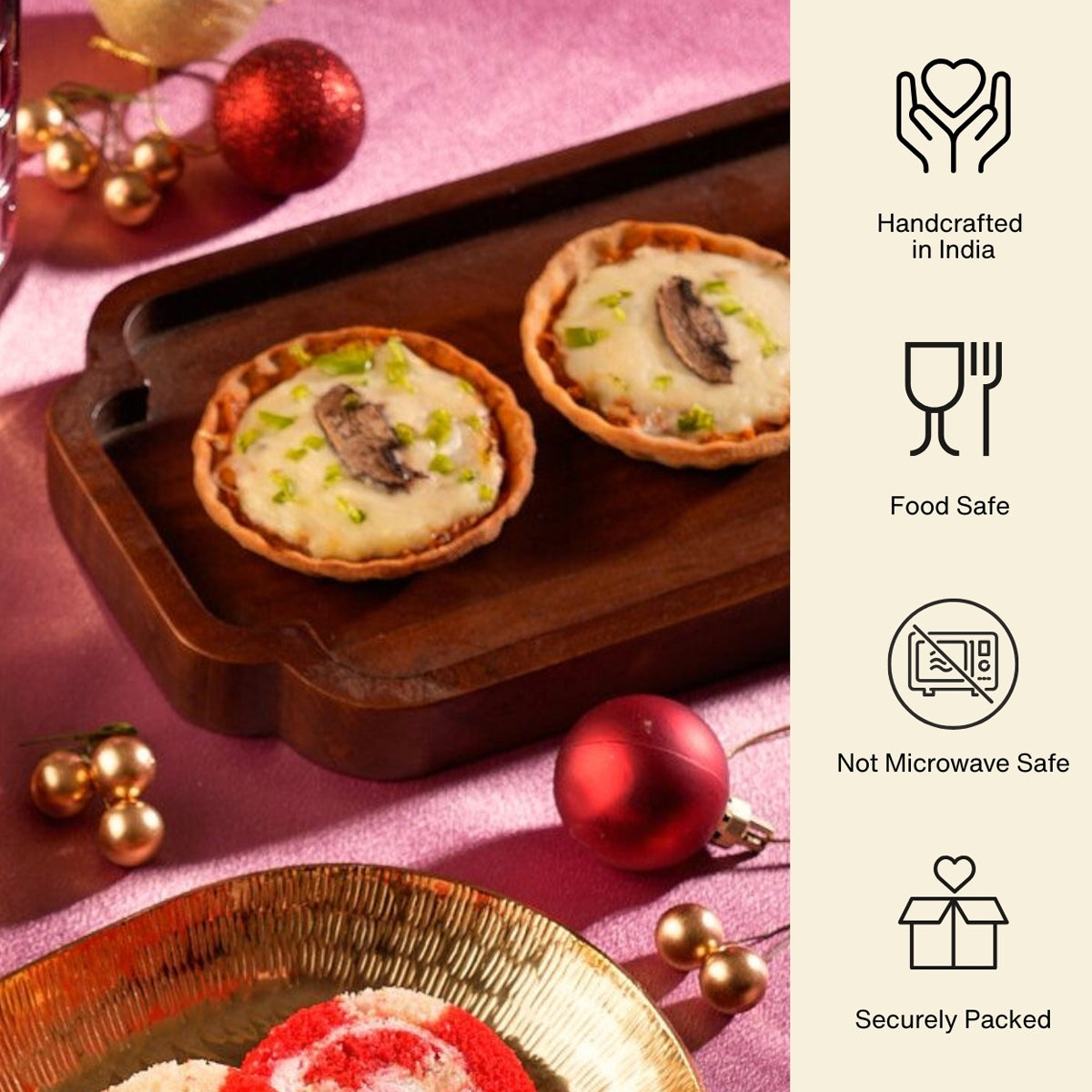 Wooden Tray (Dark Acacia)