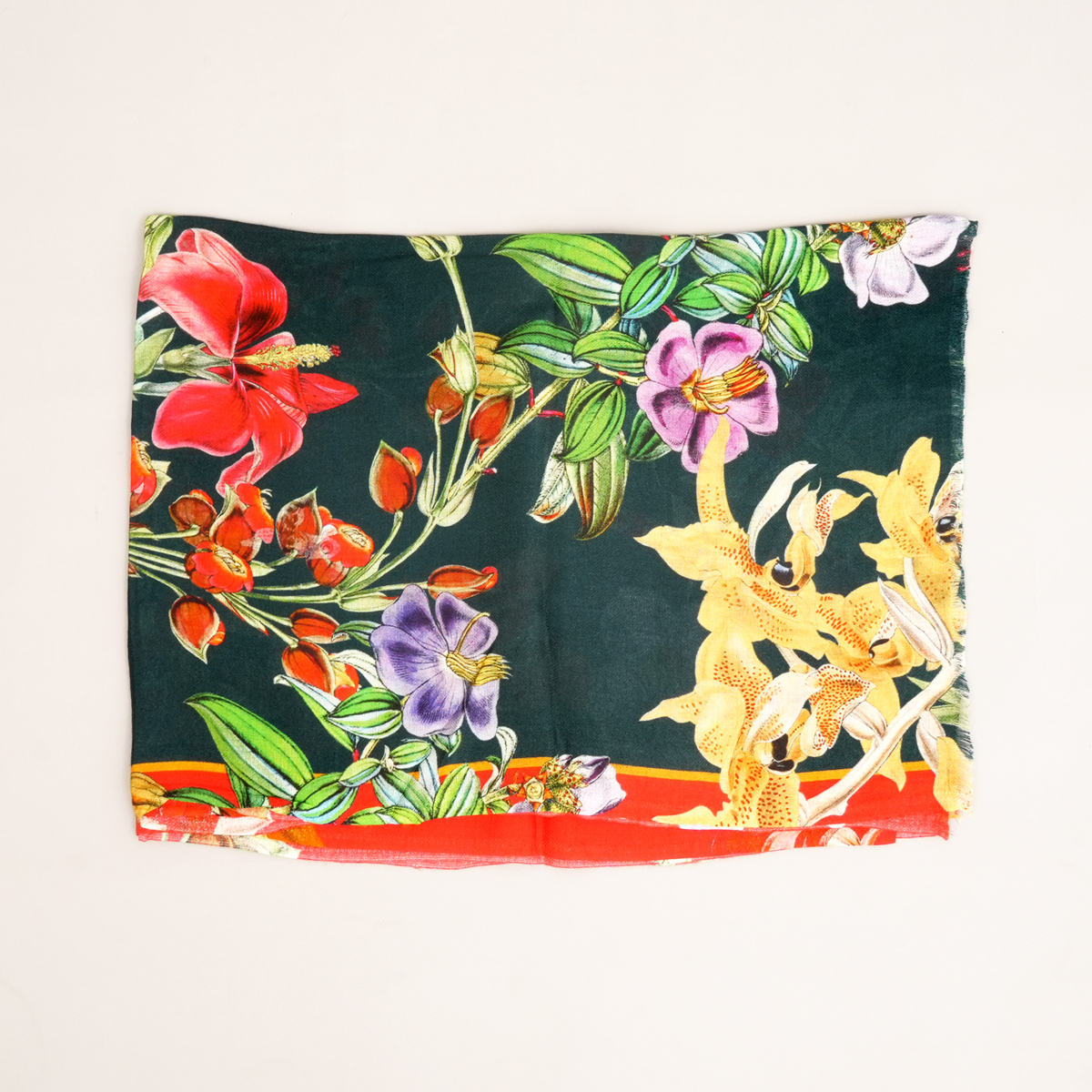 Midnight Bloom Bamboo Modal Stole