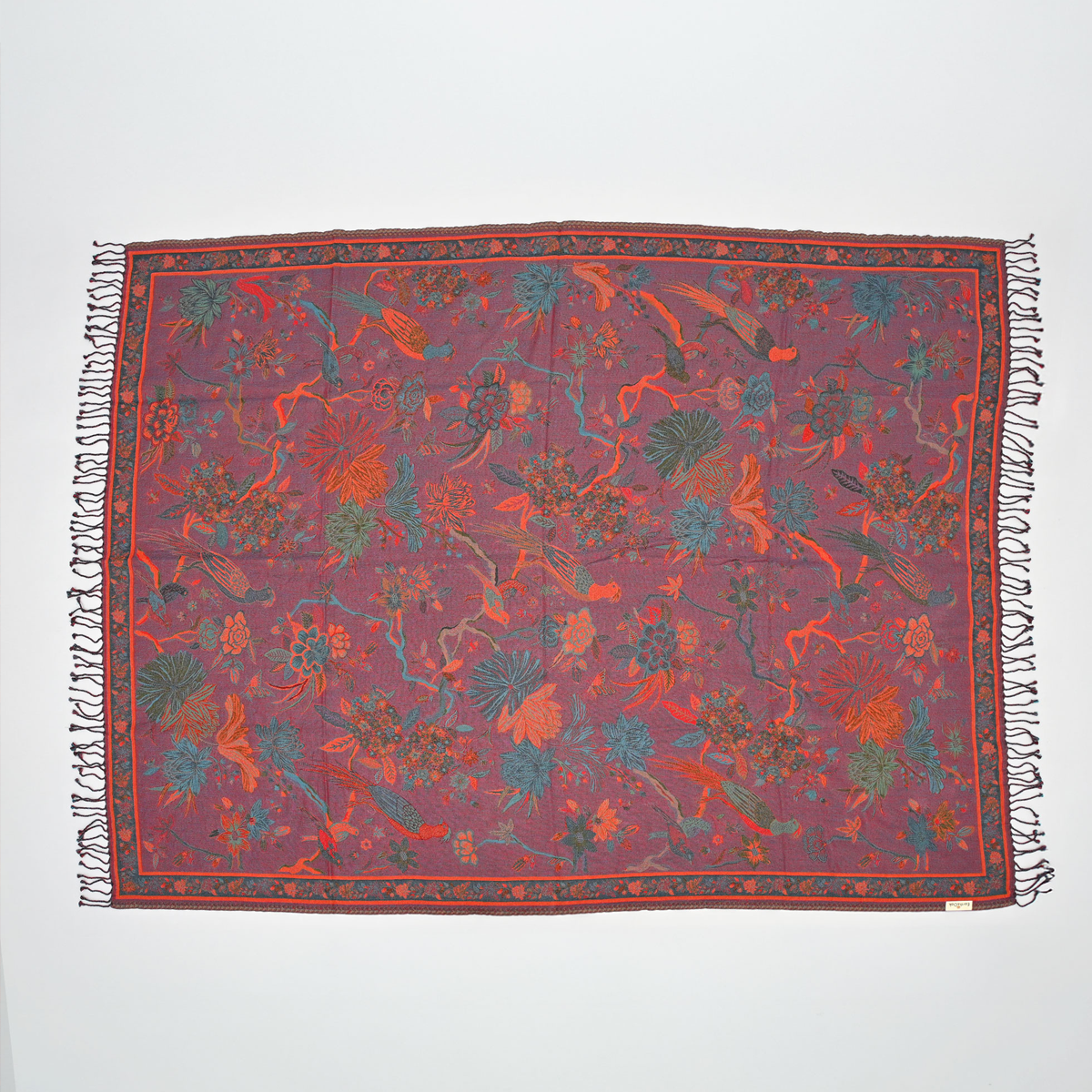 Noir Bloom Throw