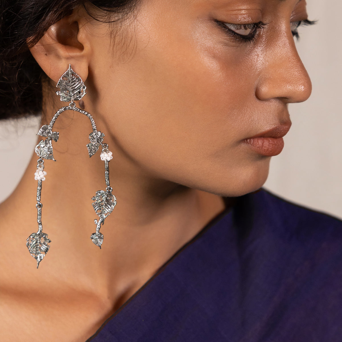 Komal Earring Silver