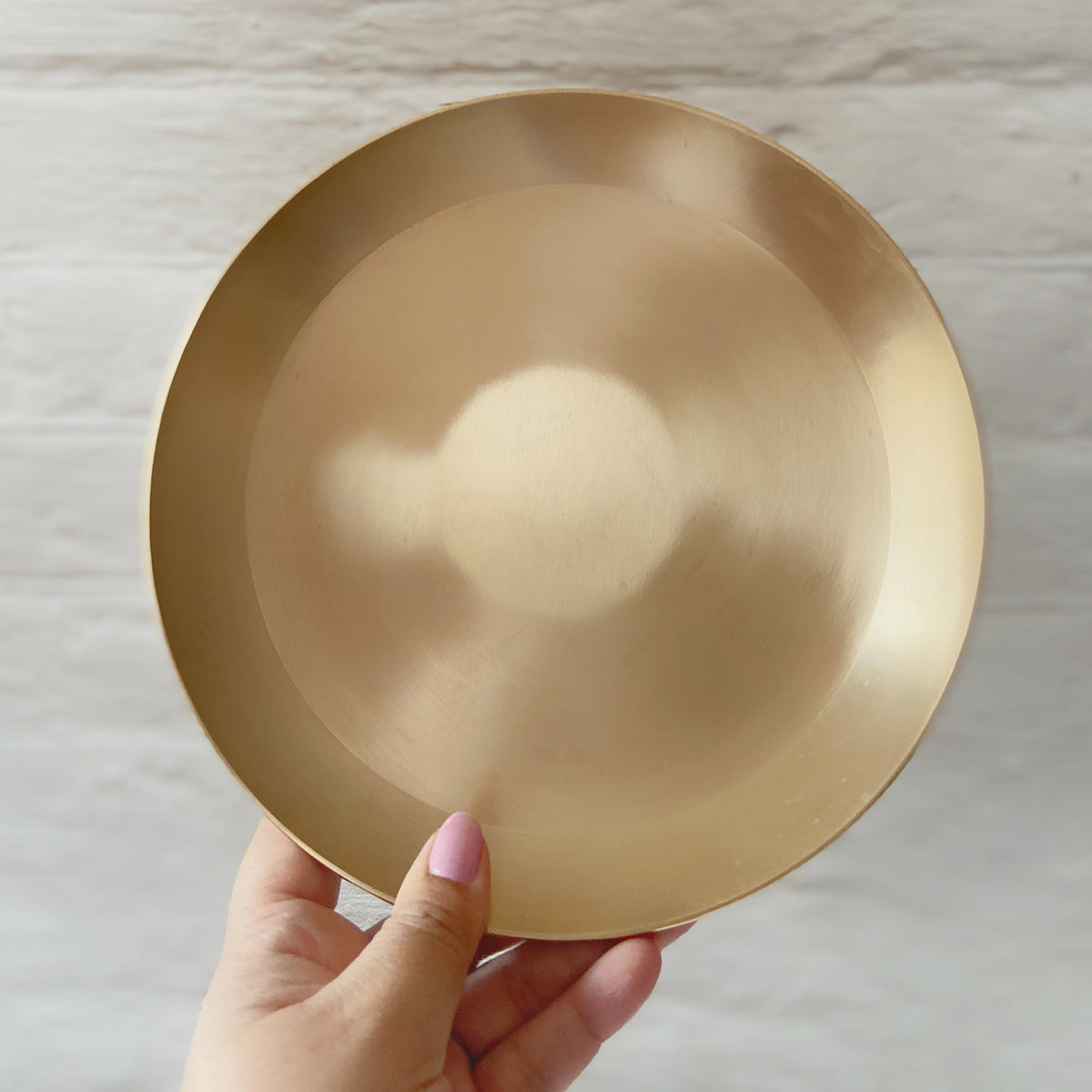 Mini Kansa Thali Set | 8 inches | Set of 4