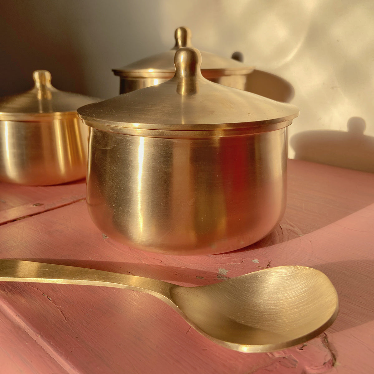 Festive Gifts | Bronze Serving Bowls with Ladle | Set of 6