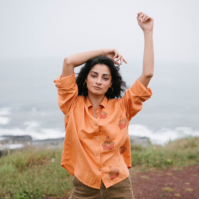 Handpainted Linen Shirt