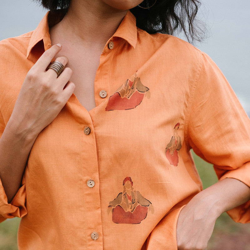 Handpainted Linen Shirt