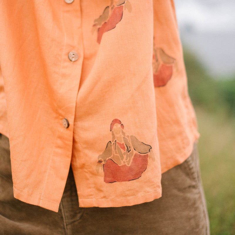 Handpainted Linen Shirt