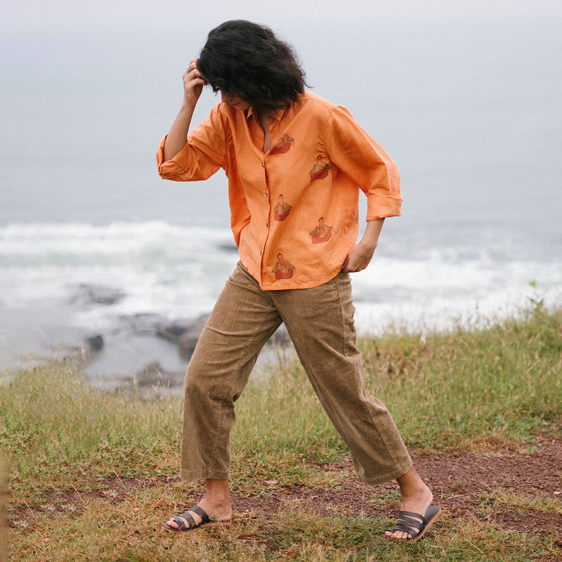 Handpainted Linen Shirt