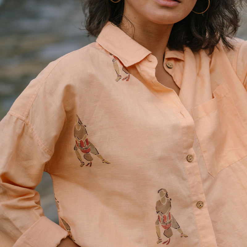 Handpainted Linen Shirt