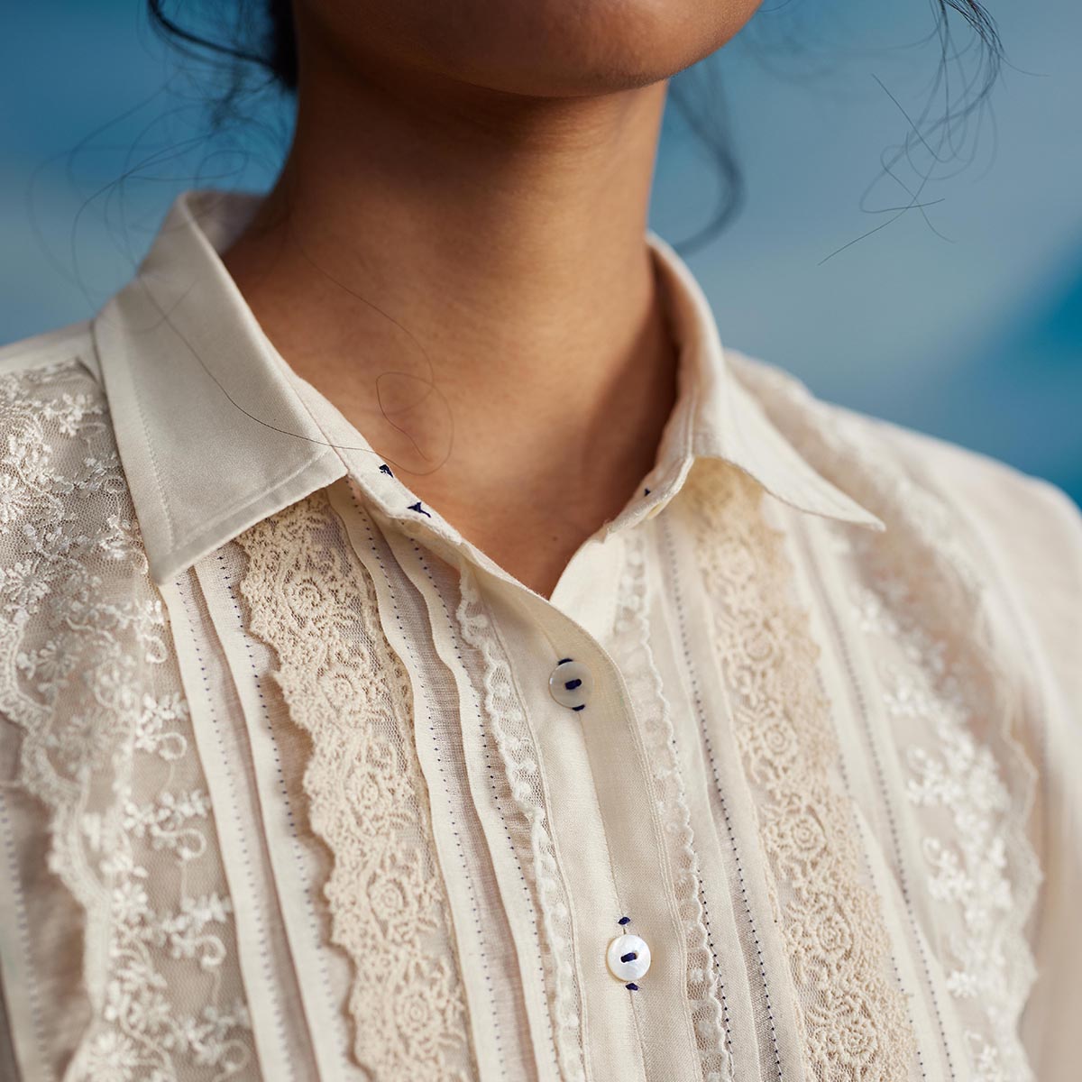 Marrila Dolman Lace Shirt