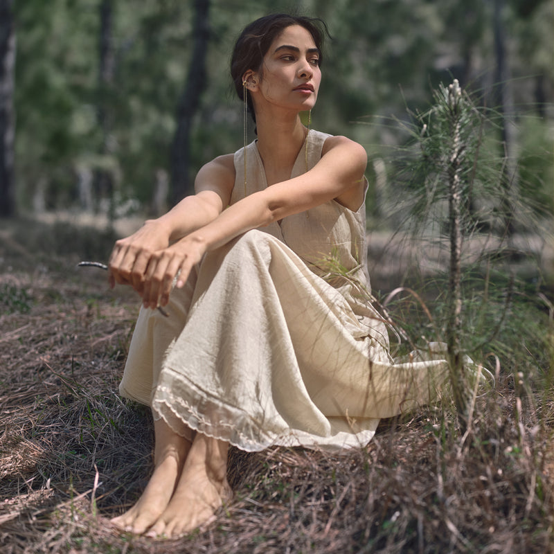 Wildflower Skirt - Beige