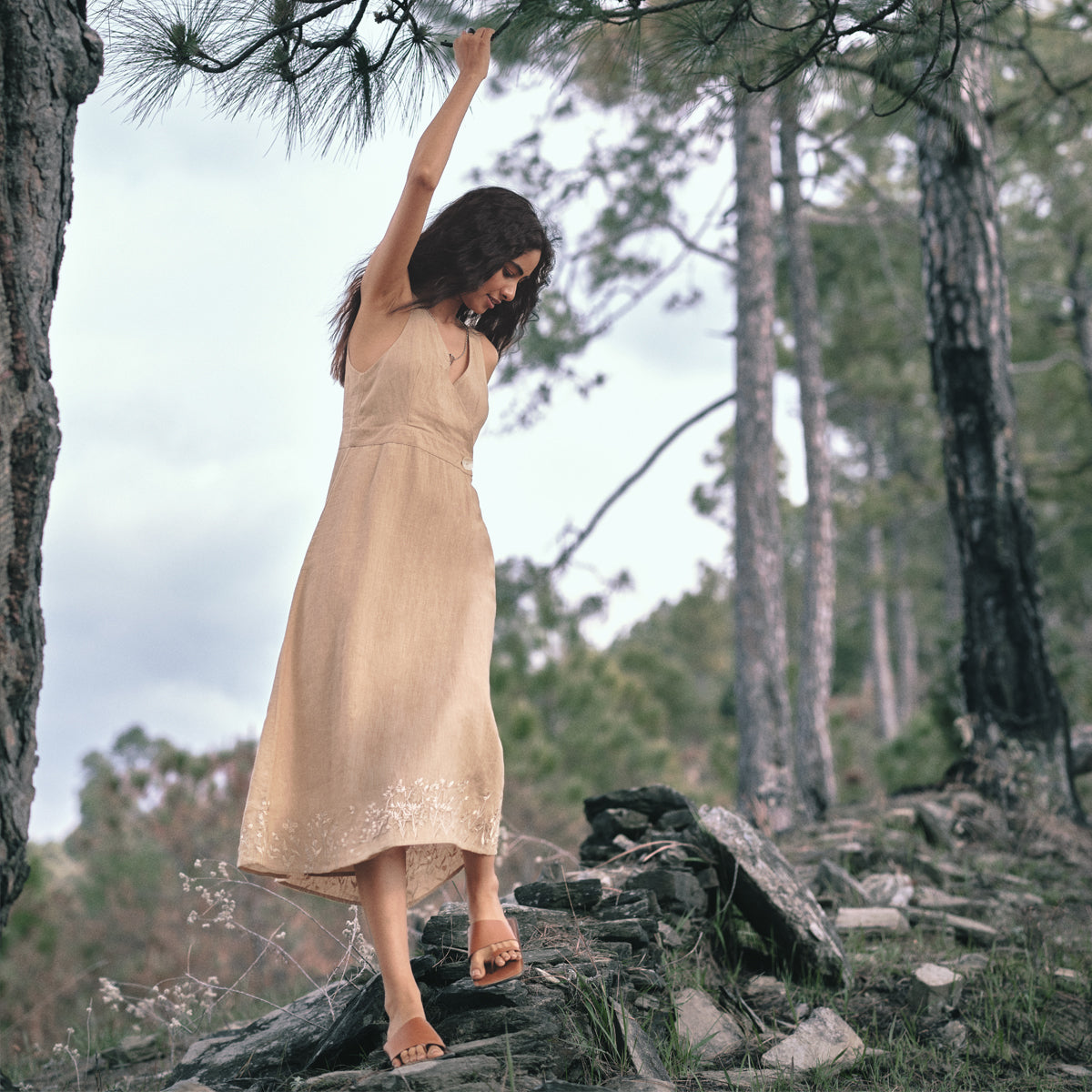 Staple Summer Dress - Brown