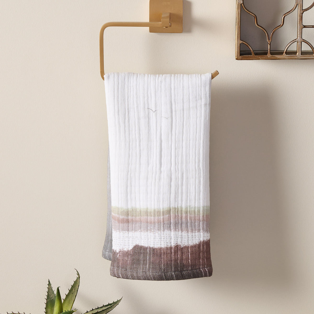 Savanna Rain | Cotton Gauze | Hand Towel