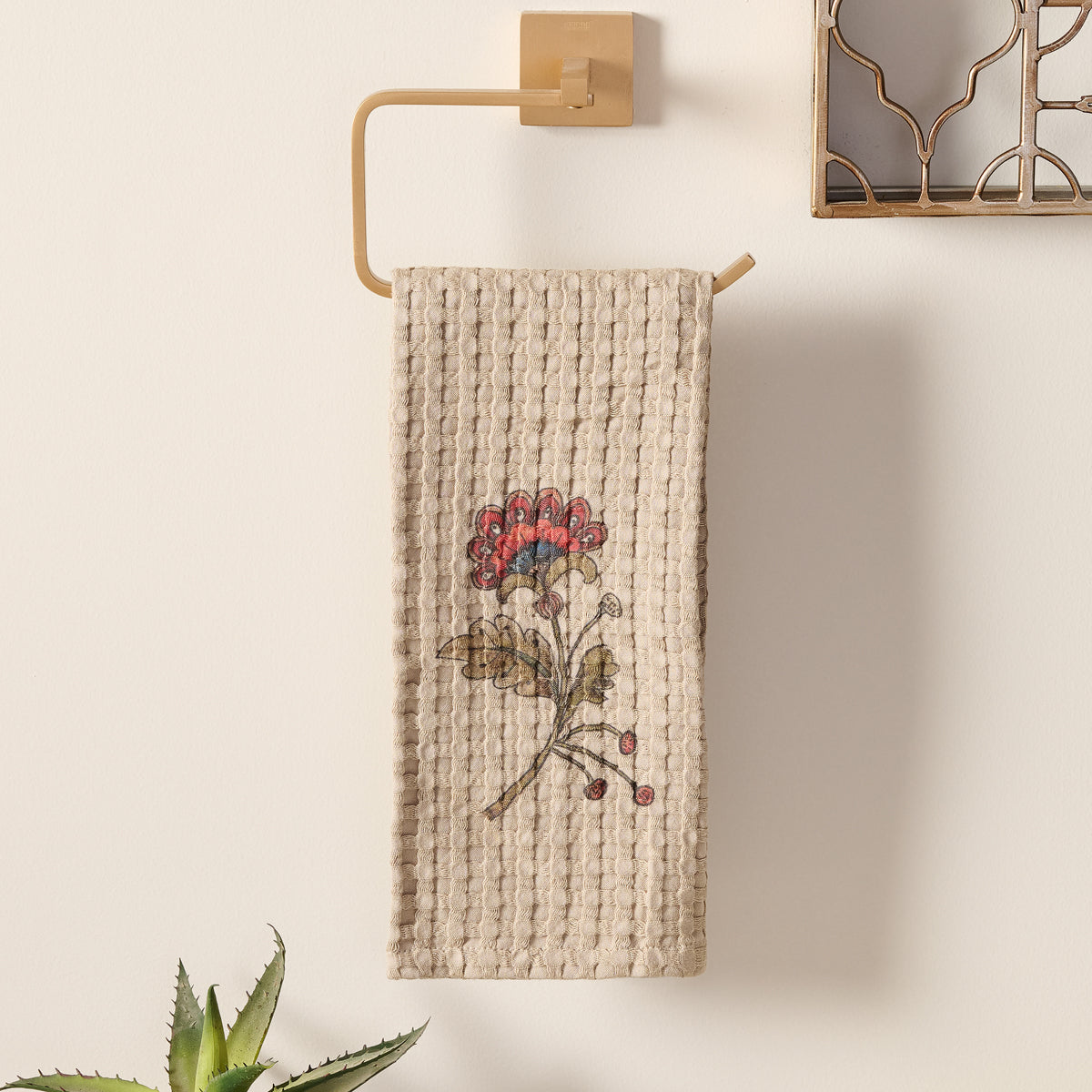 Kshupa | Cotton Bamboo | Waffle | Hand Towel