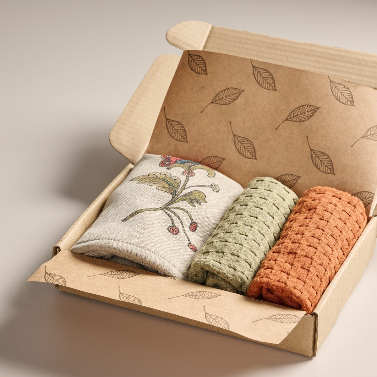 Patra- Set of 3 Hand Towels-GPatra-Carton Box