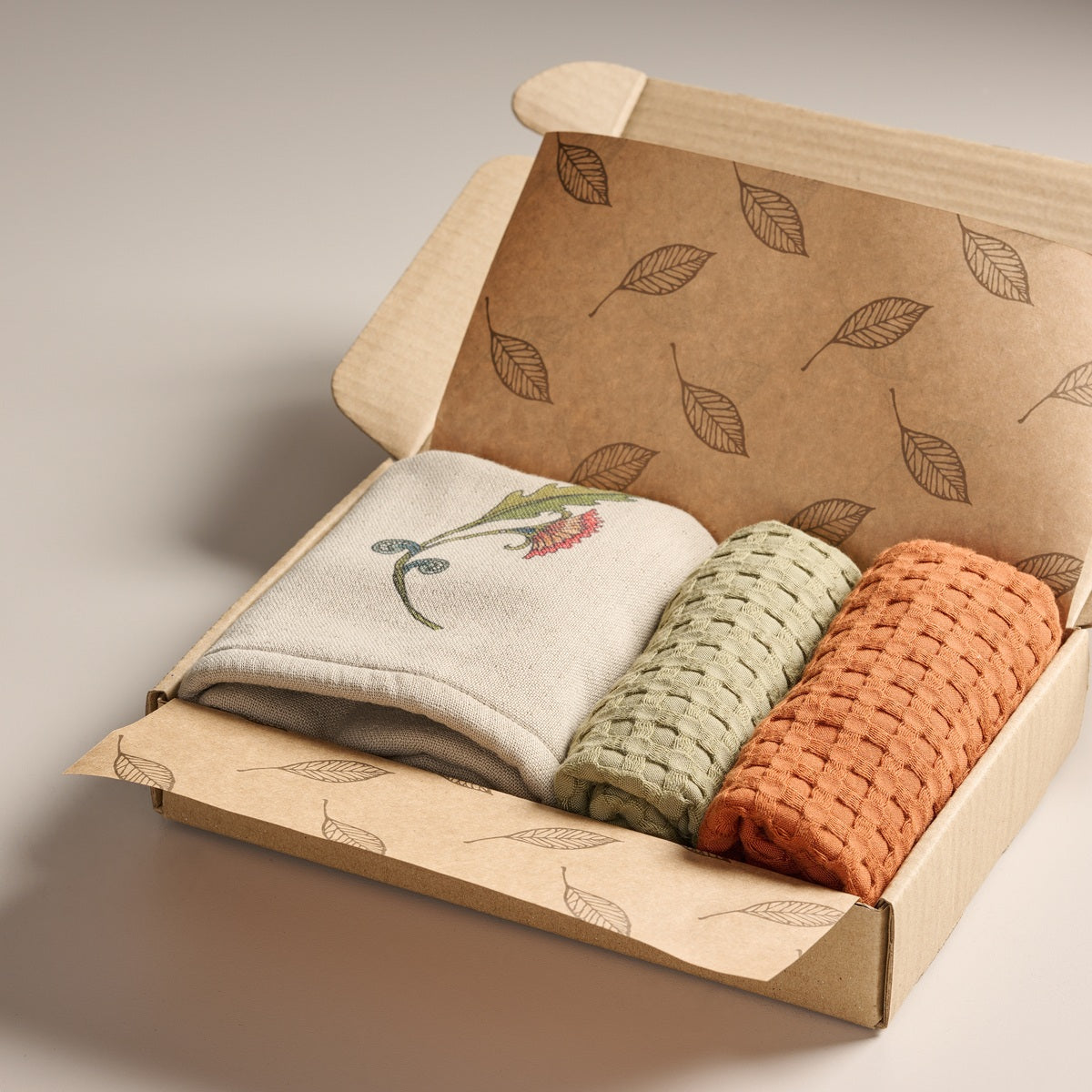Malya- Set of 3 Hand Towels-GMalya-Carton Box