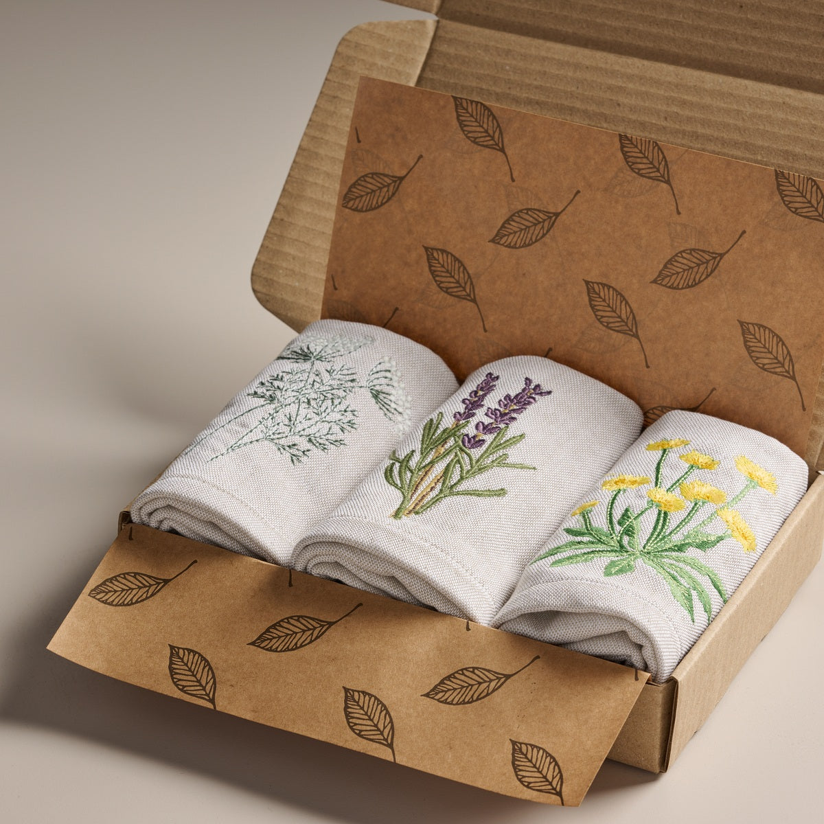 Bouquet Spring- Set of 3 Hand Towels-GBSPHT-Carton Box