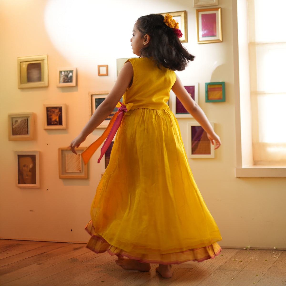 Basant Yellow Lehenga Choli