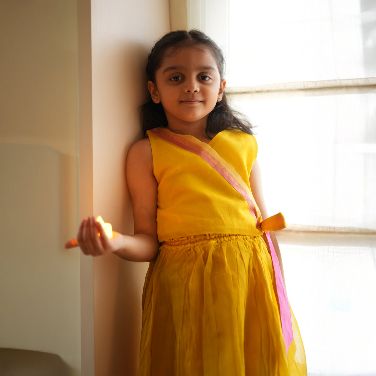 Basant Yellow Lehenga Choli