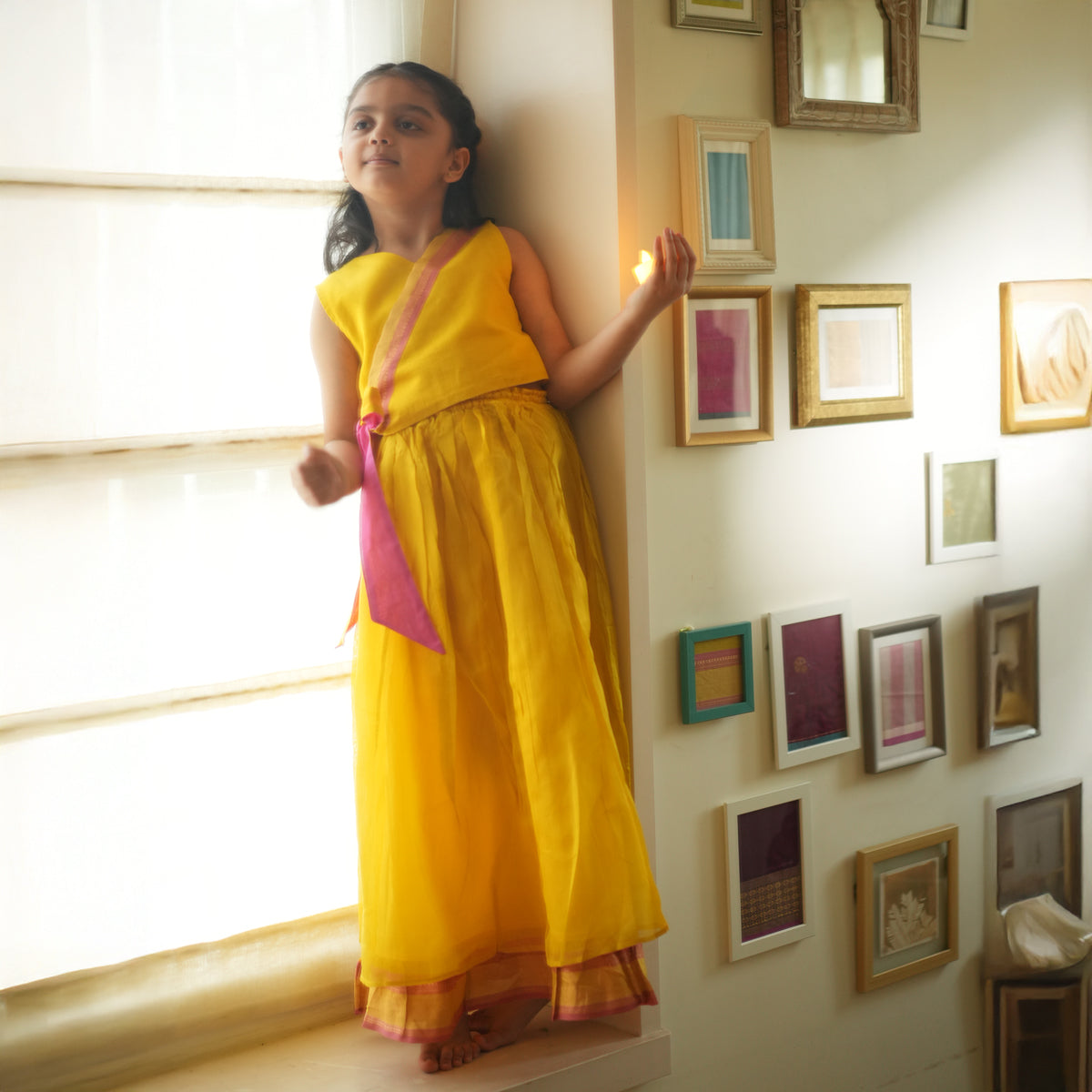 Basant Yellow Lehenga Choli