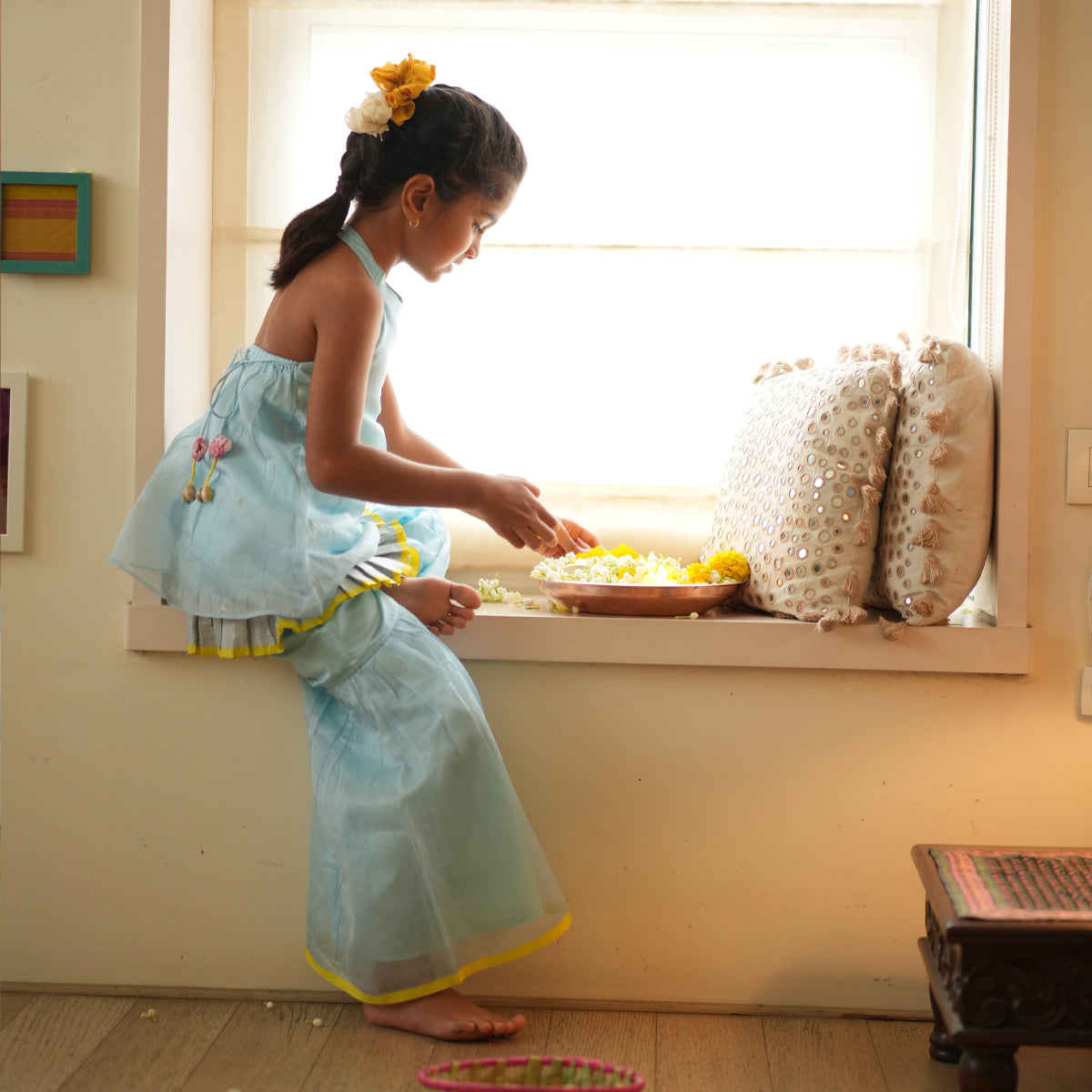 Poppy Sharara Kurta Set