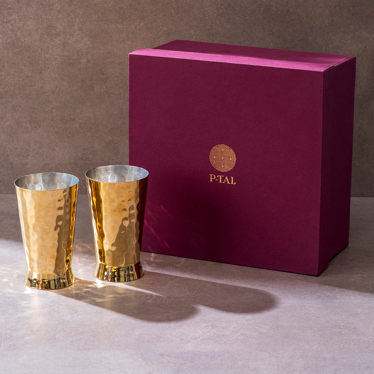 Brass Glass (S) ( set of 2 in gift box )