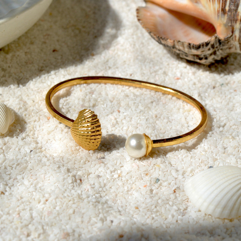 Ark Clam Bracelet | Gold Plated