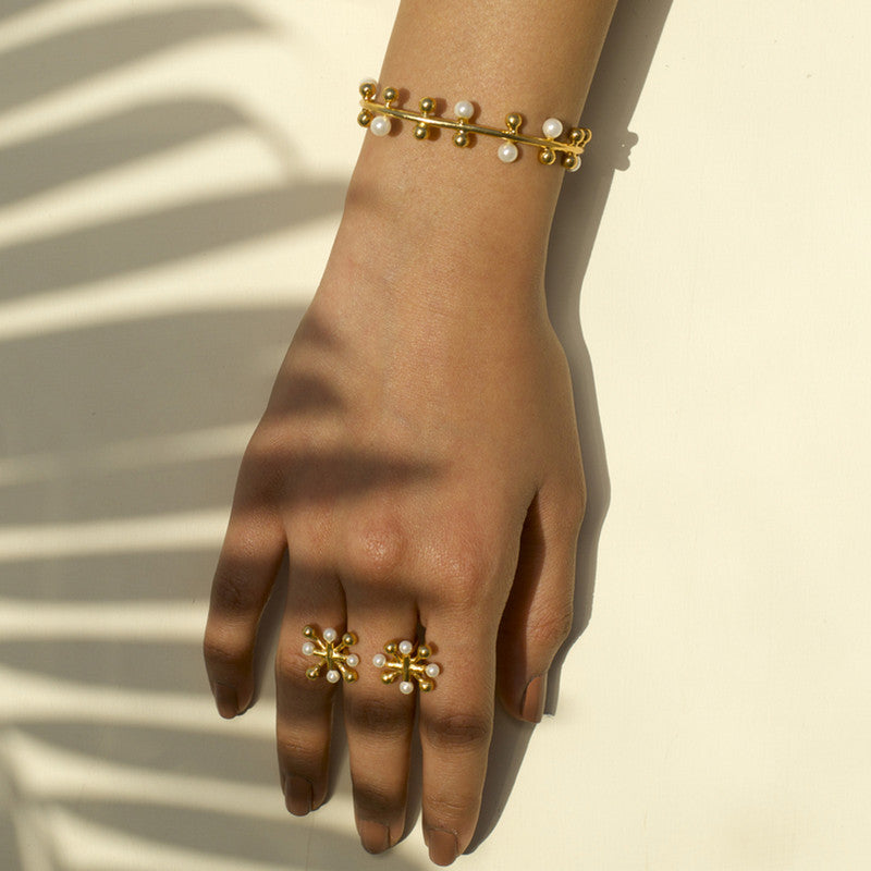 Pearl Bracelet | Gold Plated