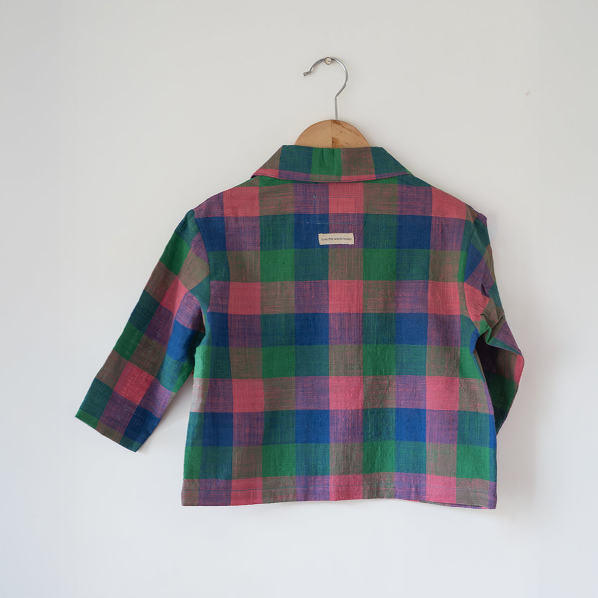 Cloud Drift Oversized Shirt In Handwoven Cotton