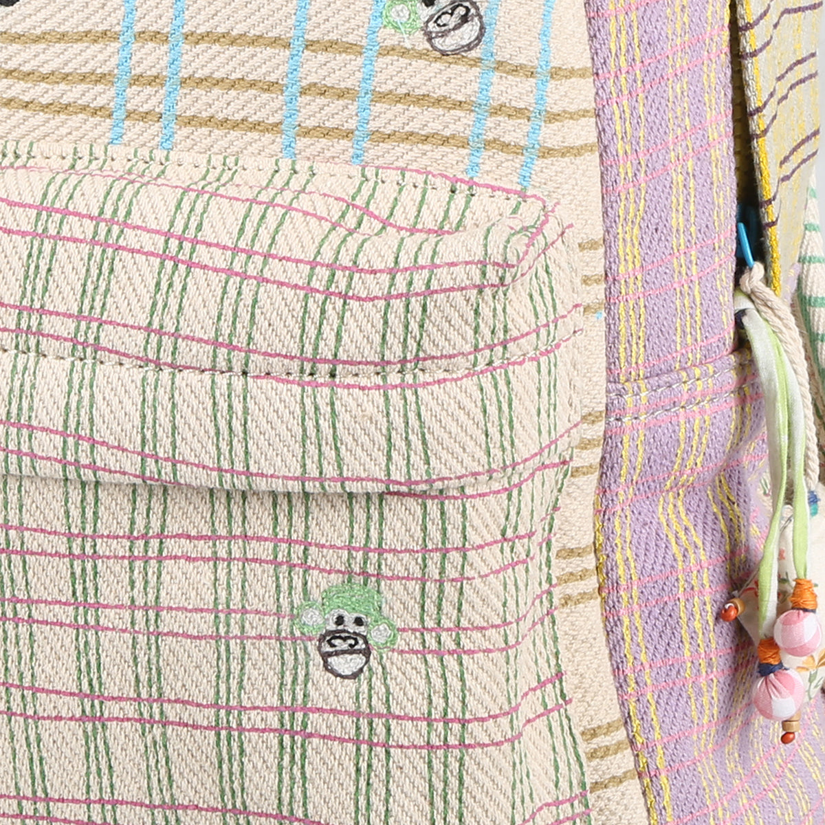 Checkered Kids Bag | 5 L