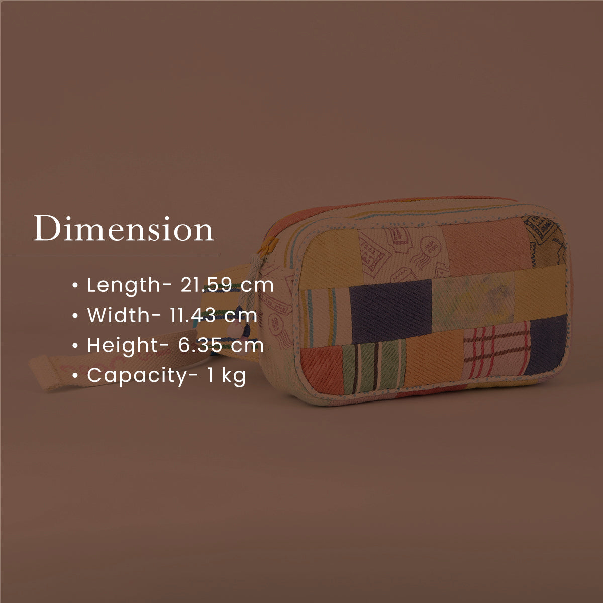 Waist Bag | Patchwork | 1 L