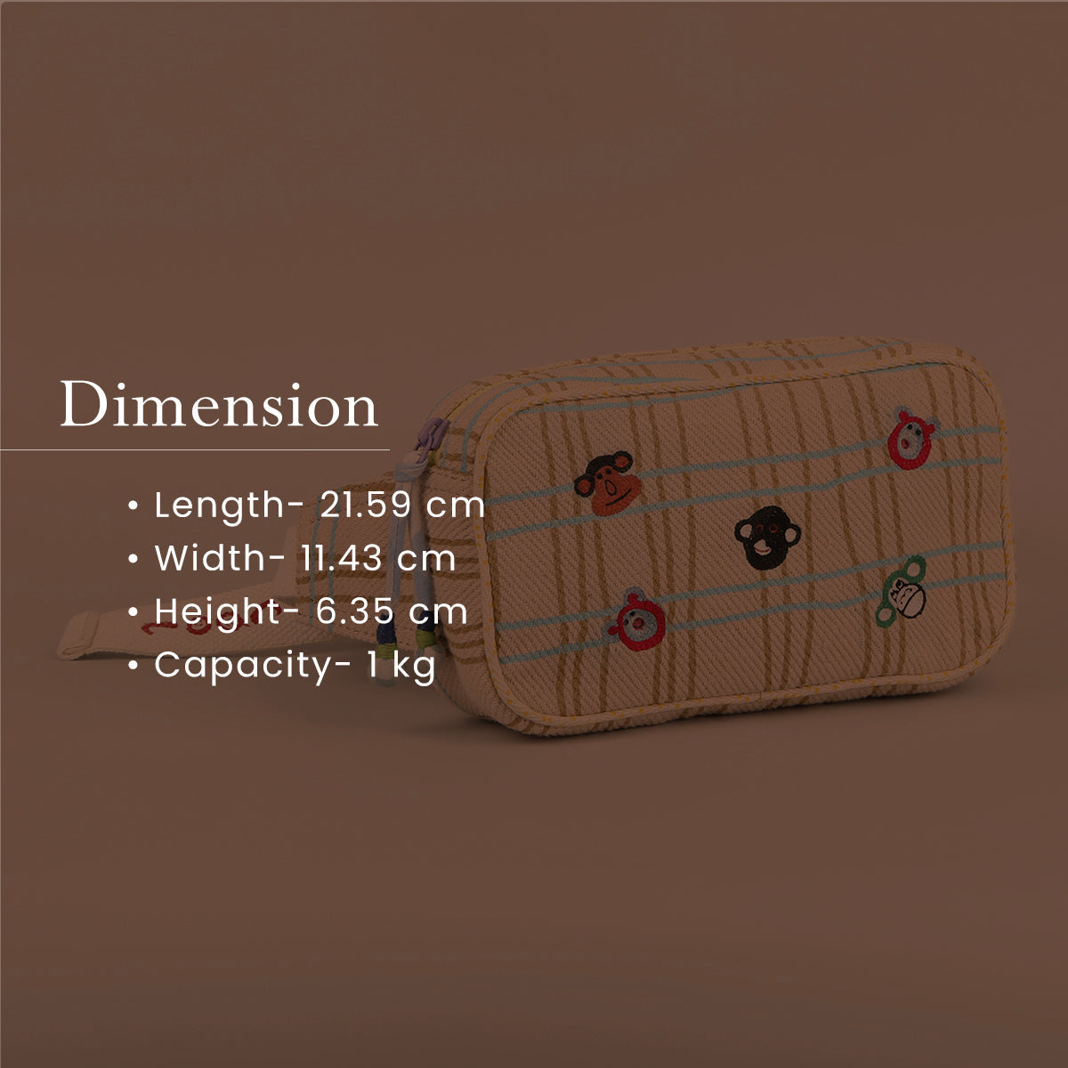 Waist Bag | Checkered | 1 L