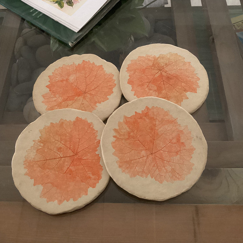 Papier-Mache Coasters | Set of 4